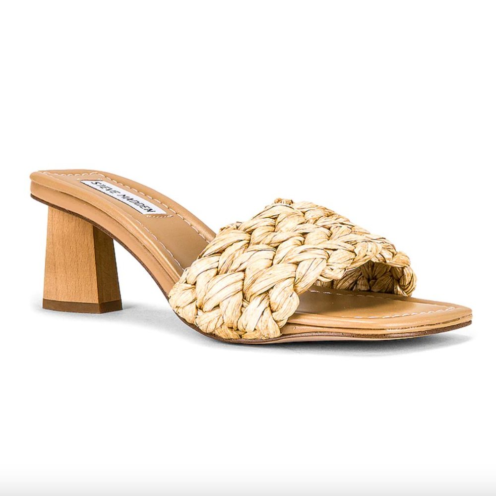 Steve Madden Sages Sandal in raffia size 9
